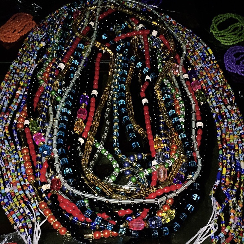 Hand made African waistbeads